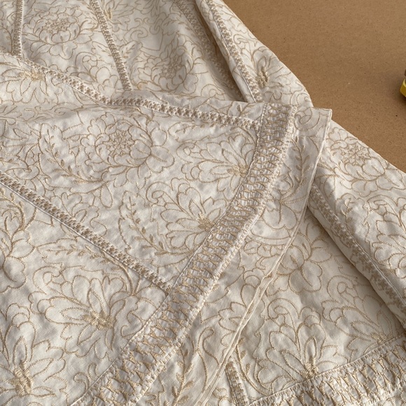 Nygard White/Cream Embroidered Skirt. Size 16 - Picture 8 of 14